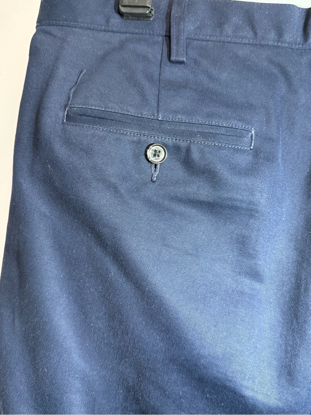 Lands’ End Traditional Fit Plain Navy Color Chino Pants 34 x 28 - Picture 4 of 7